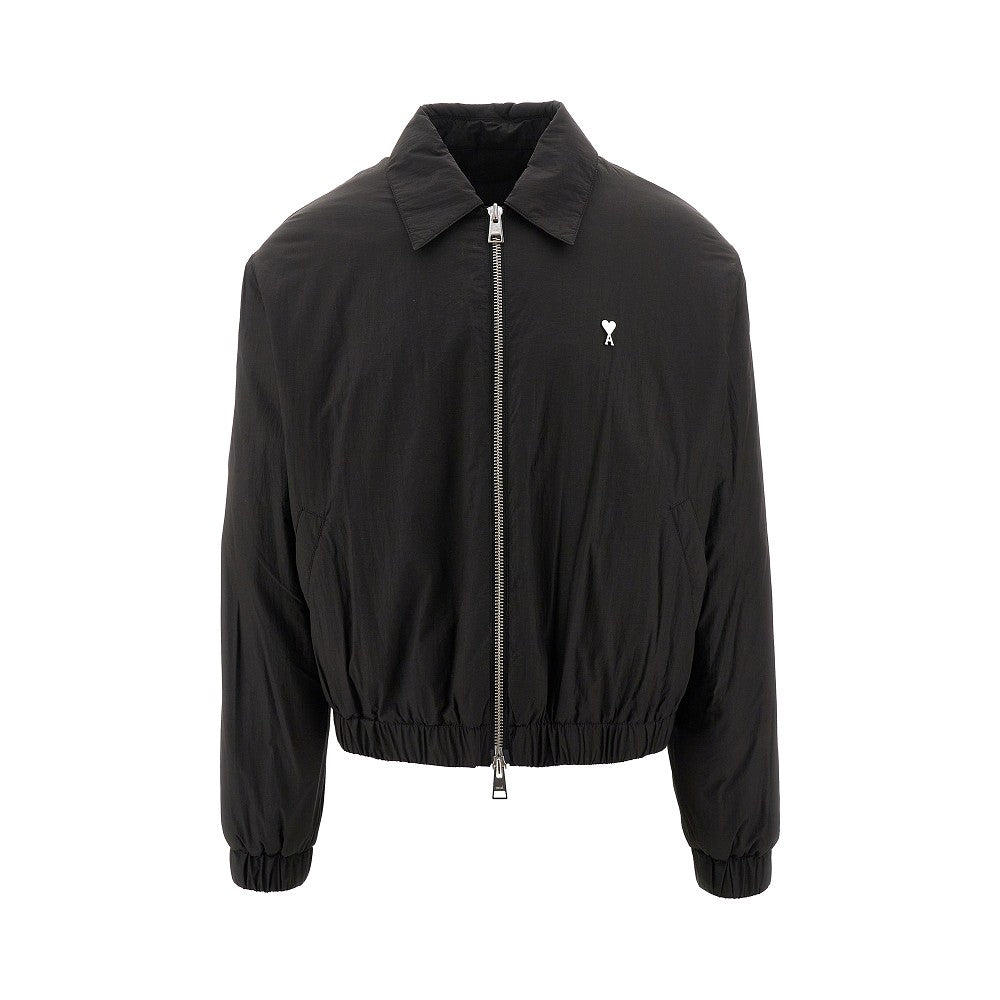 'Ami de Coeur' full-zip nylon jacket