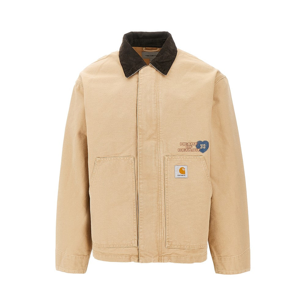 'Arcan Graphic' canvas jacket