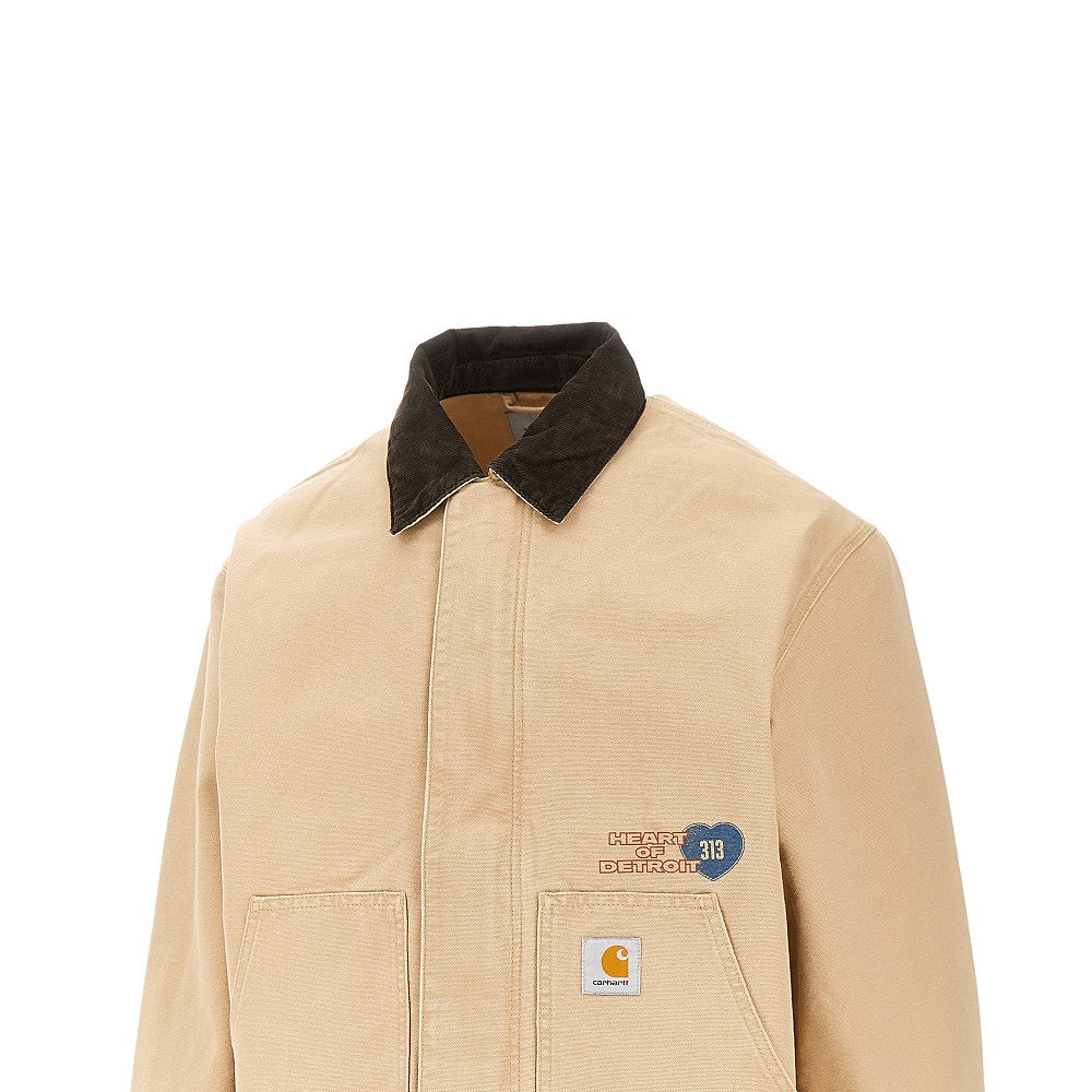 'Arcan Graphic' canvas jacket