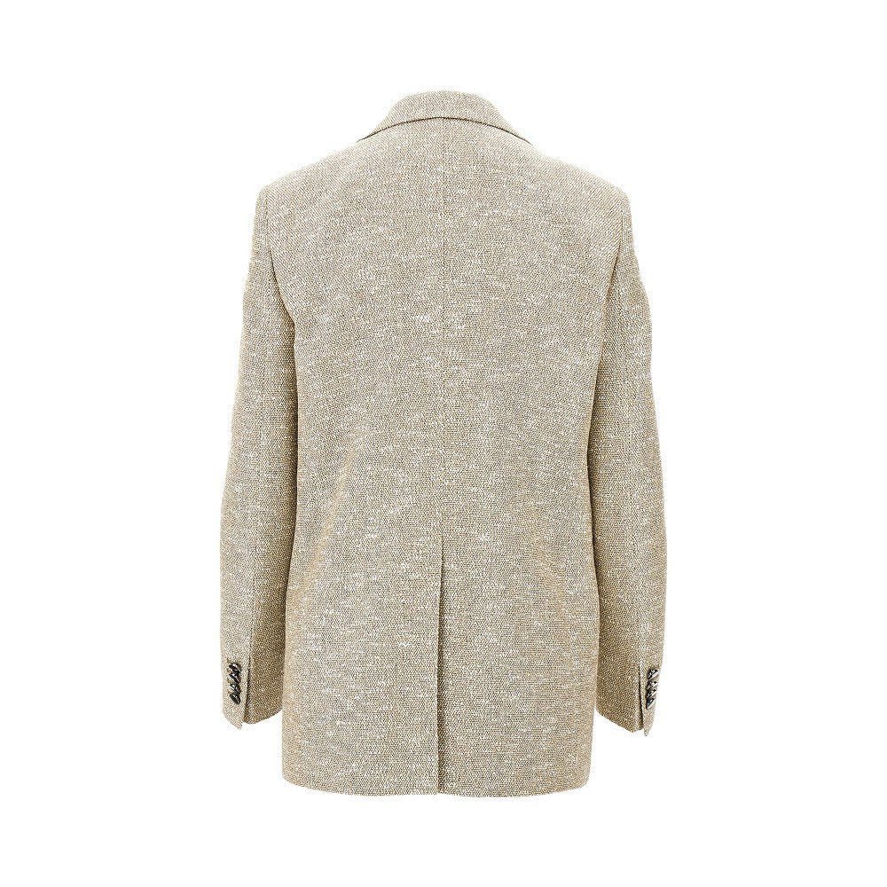Lurex tweed 'Bertha' single-breasted jacket