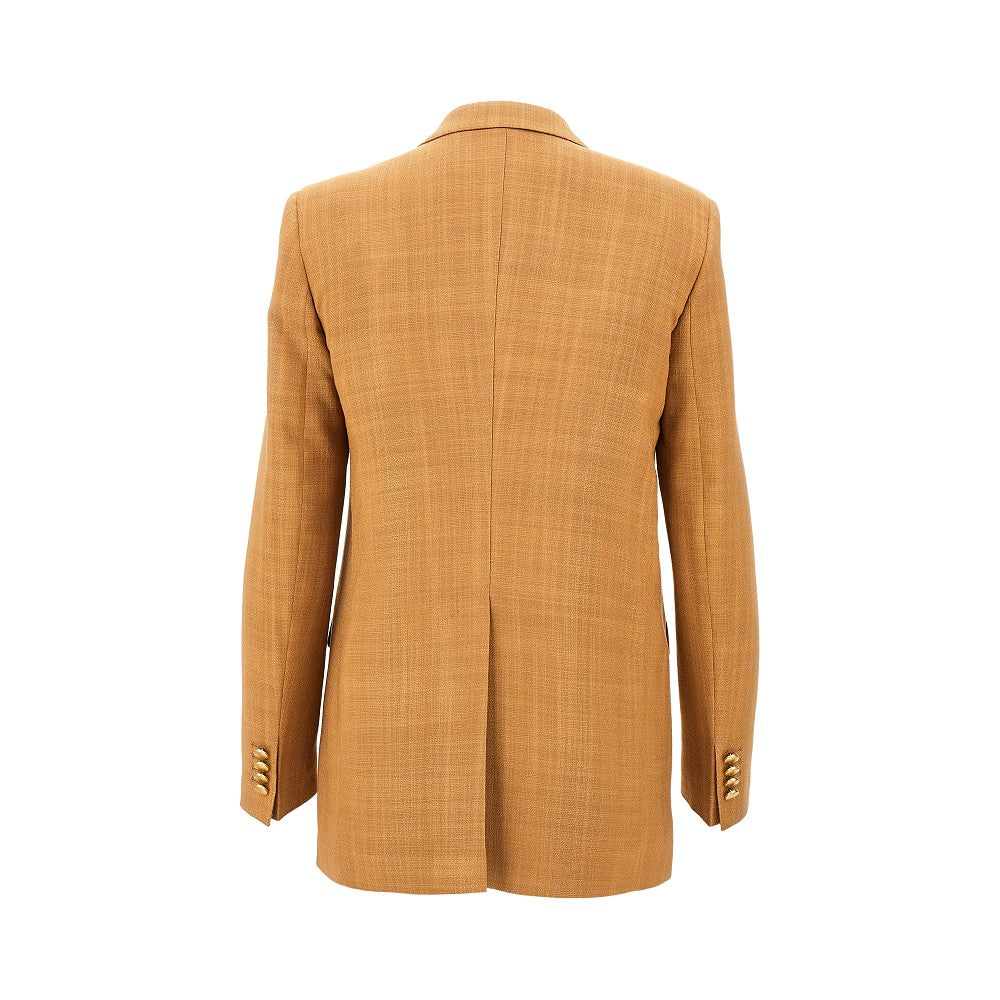 Jasmine double-breasted viscose-blend jacket