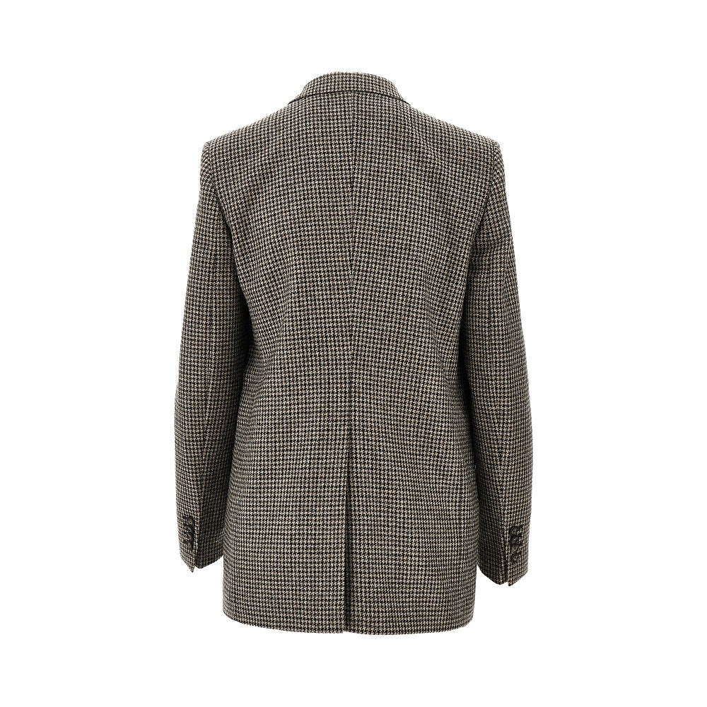 'Jasmine' houndstooth double-breasted jacket