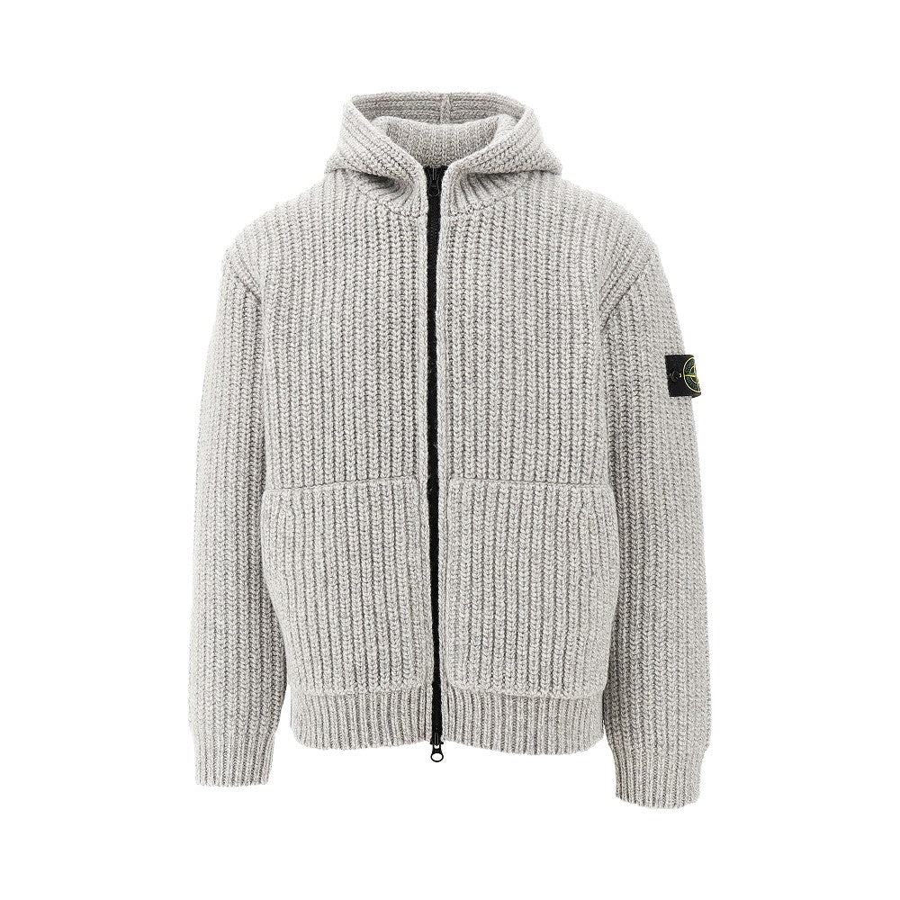 Felpa full-zip in maglia