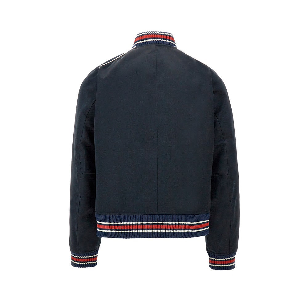 'Marvel' satin bomber jacket