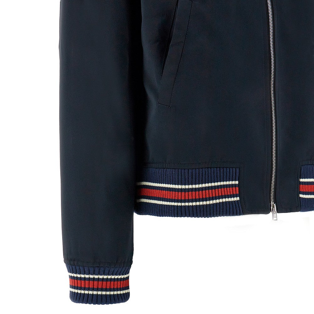'Marvel' satin bomber jacket