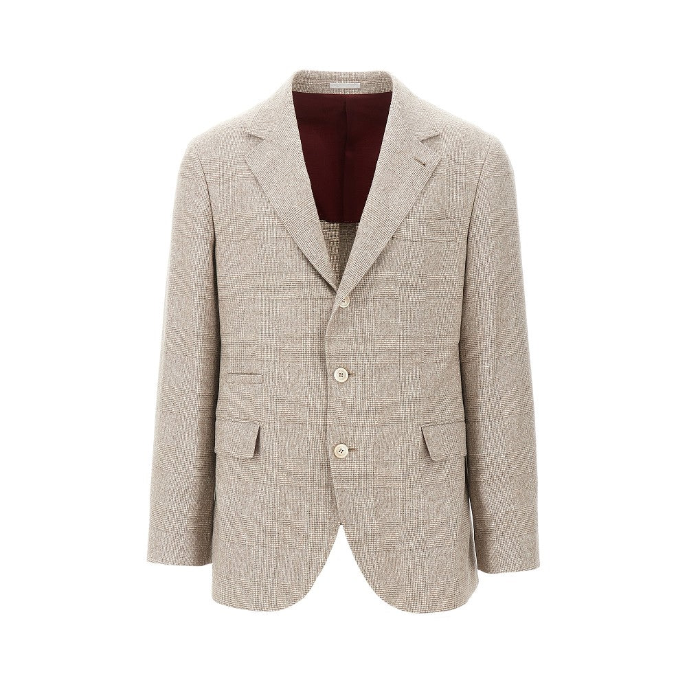 Prince of Wales single-breasted jacket