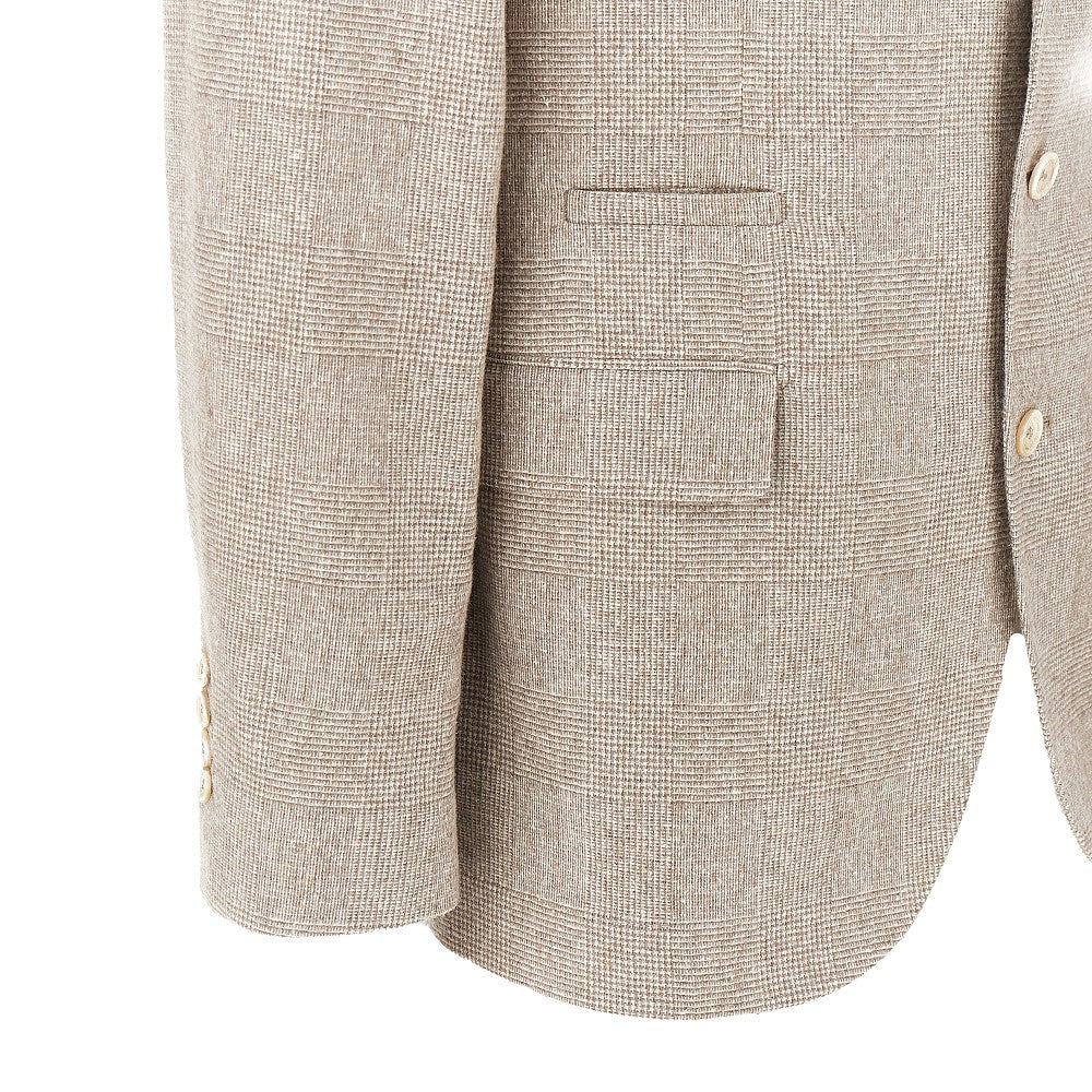 Prince of Wales single-breasted jacket
