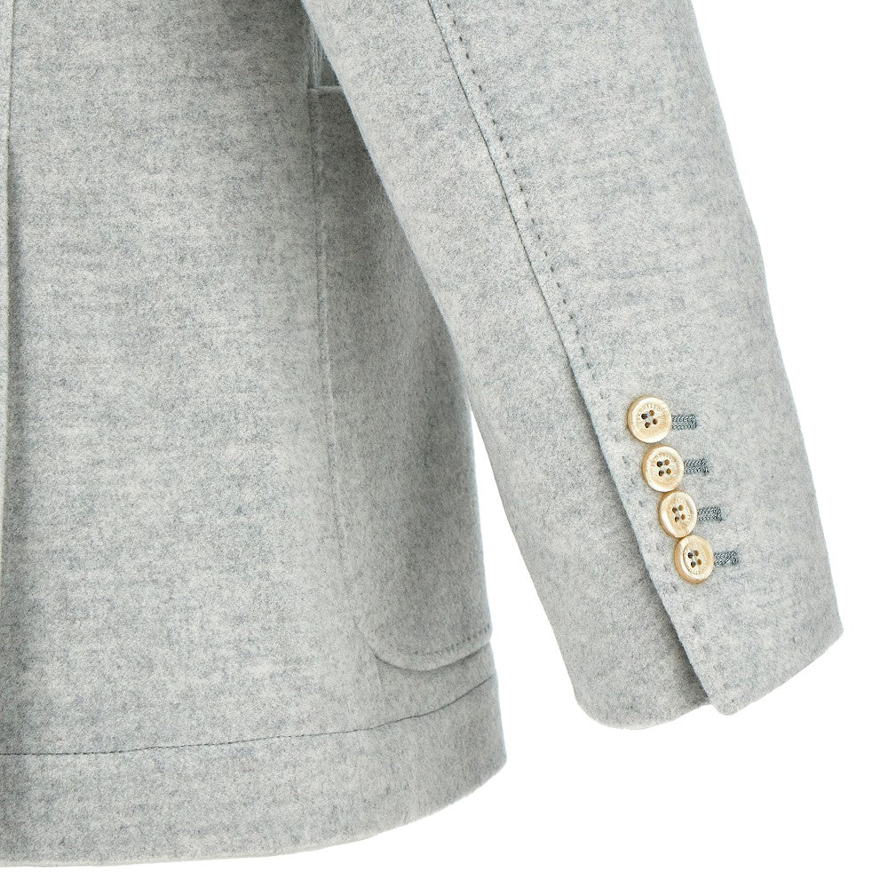 Cashmere single-breasted jacket
