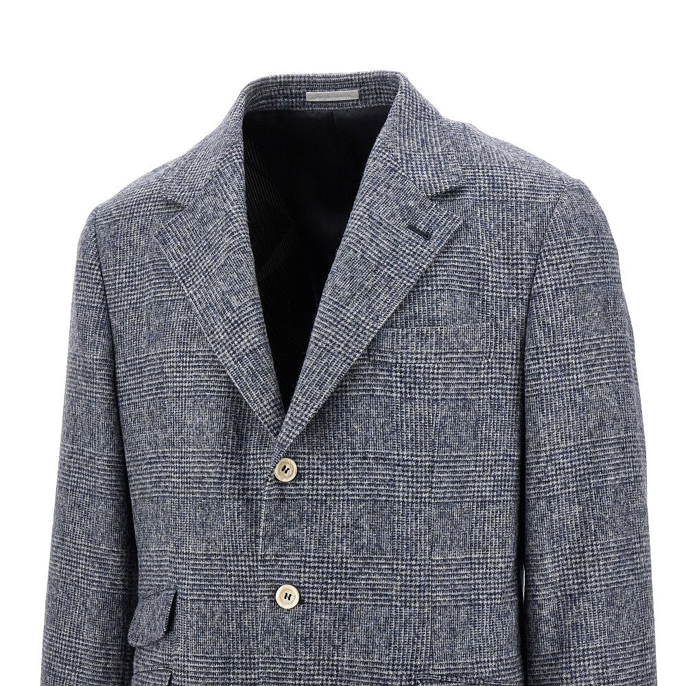 Prince of Wales single-breasted jacket