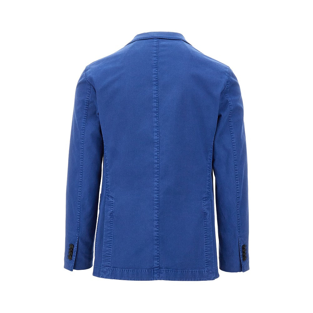 Twill single-breasted tailored jacket