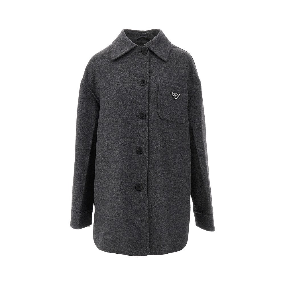 Caban in double cashwool