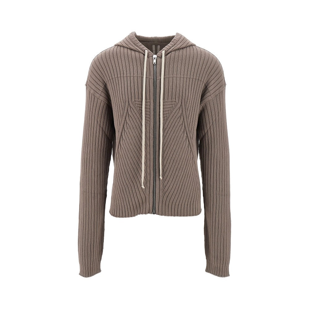 Felpa full-zip in maglia