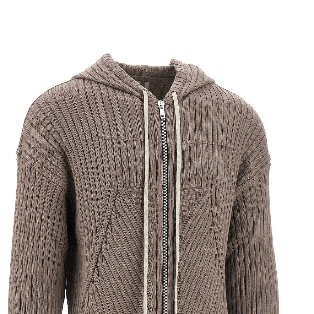 Felpa full-zip in maglia
