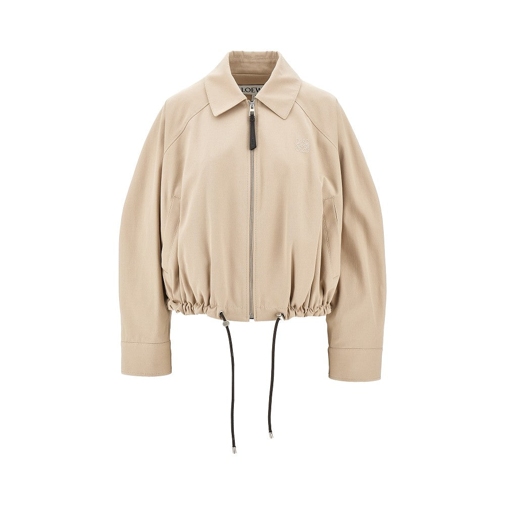 Twill balloon jacket