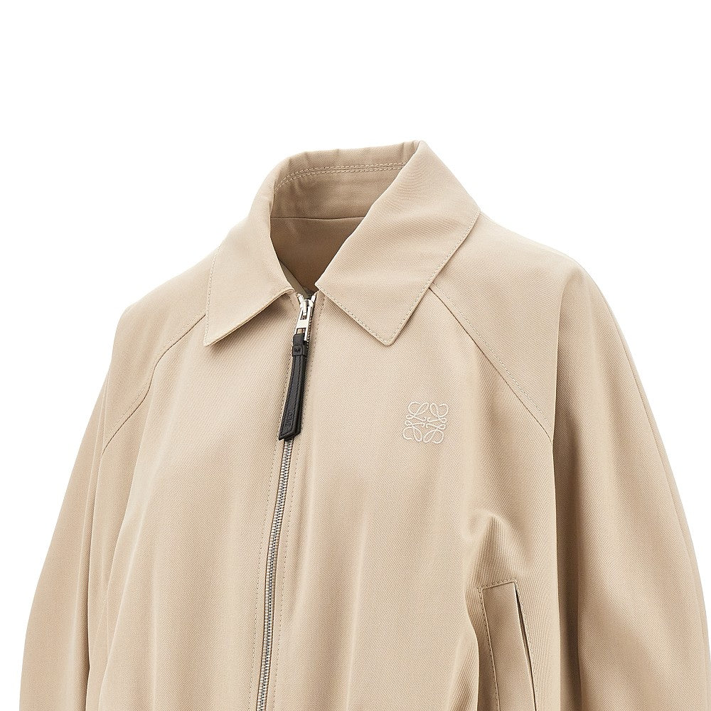 Twill balloon jacket