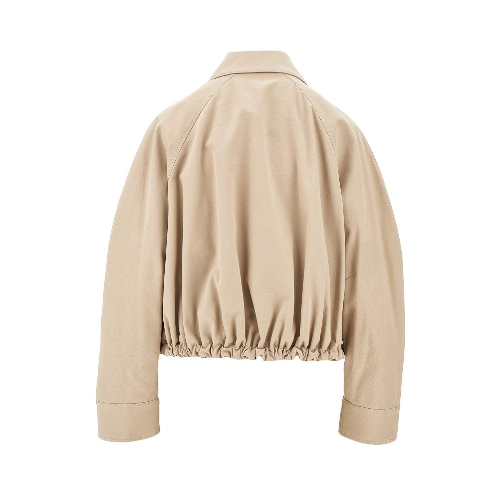 Twill balloon jacket