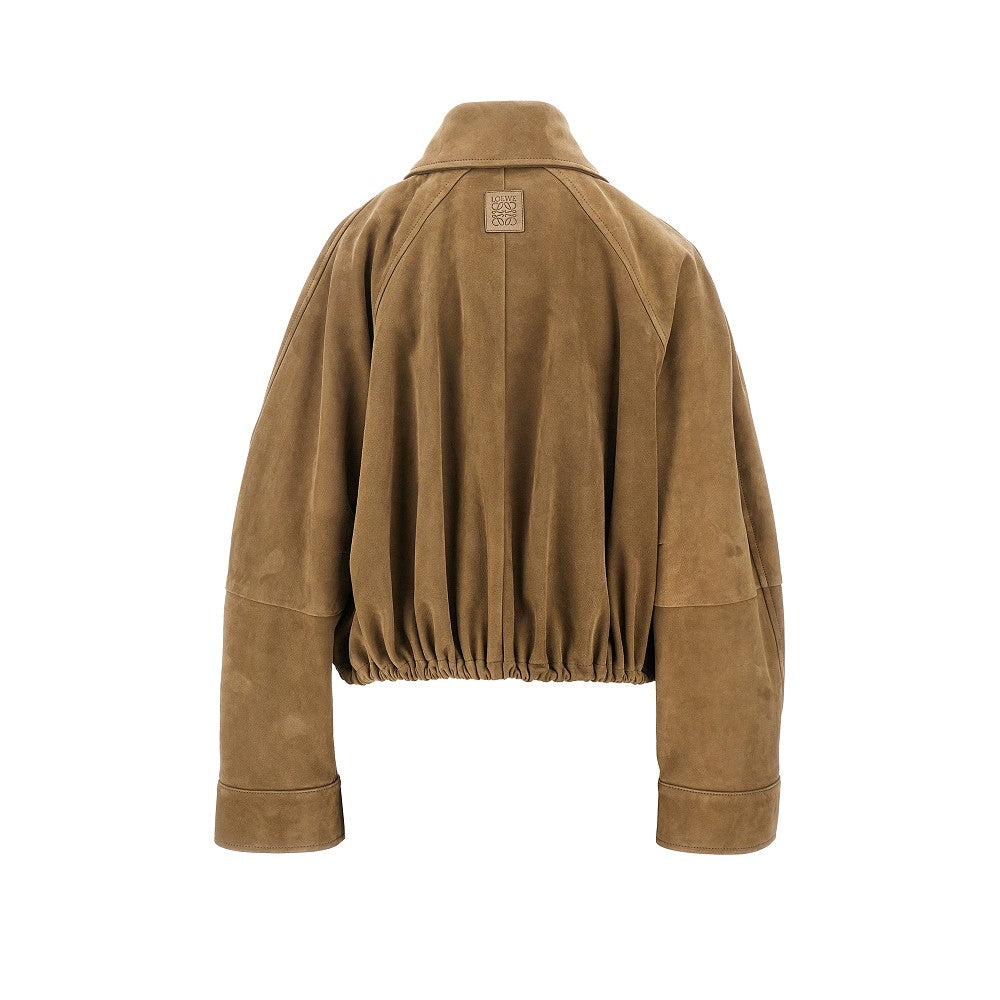 Suede leather Balloon jacket