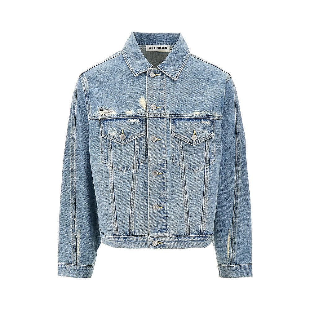Giacca in denim lavato