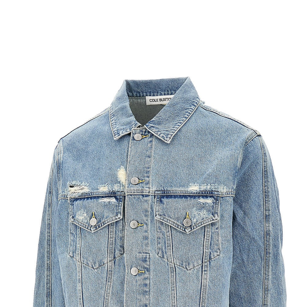 Giacca in denim lavato