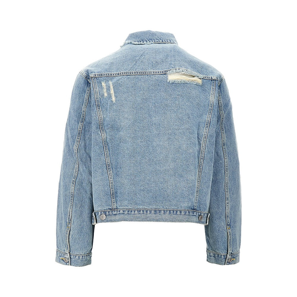 Giacca in denim lavato