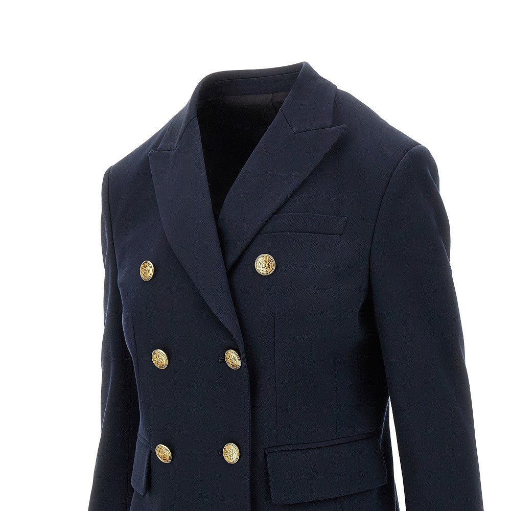 'Chantal' gabardine double-breasted jacket