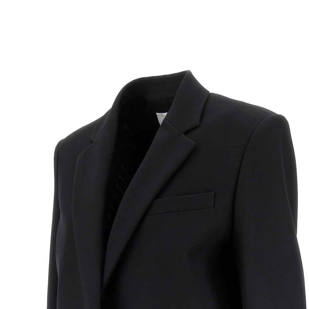 Blazer oversize in techno crepe 'Guia'