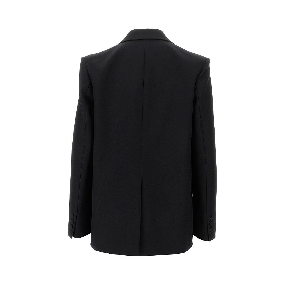 Blazer oversize in techno crepe 'Guia'