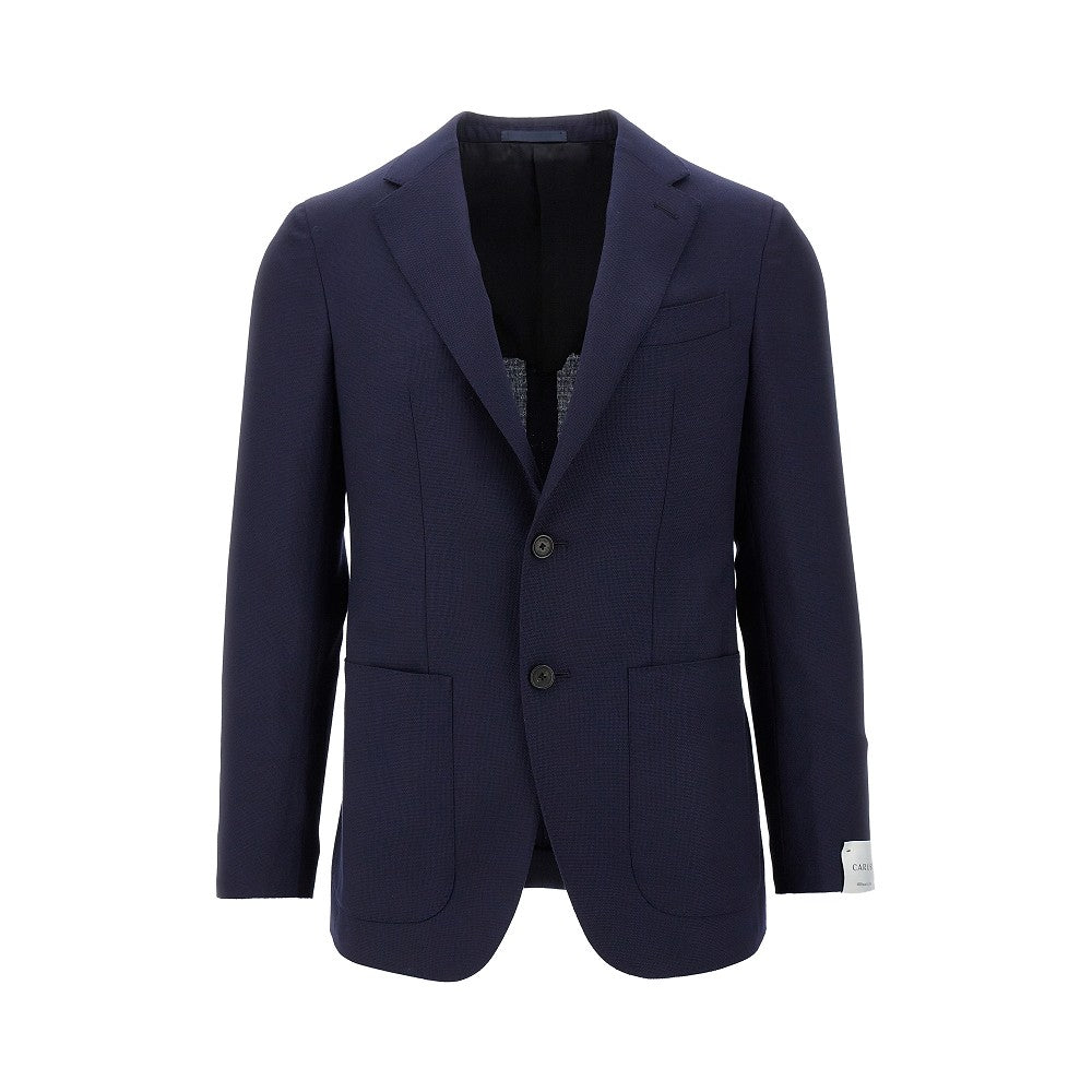 Giacca sartoriale monopetto in lana