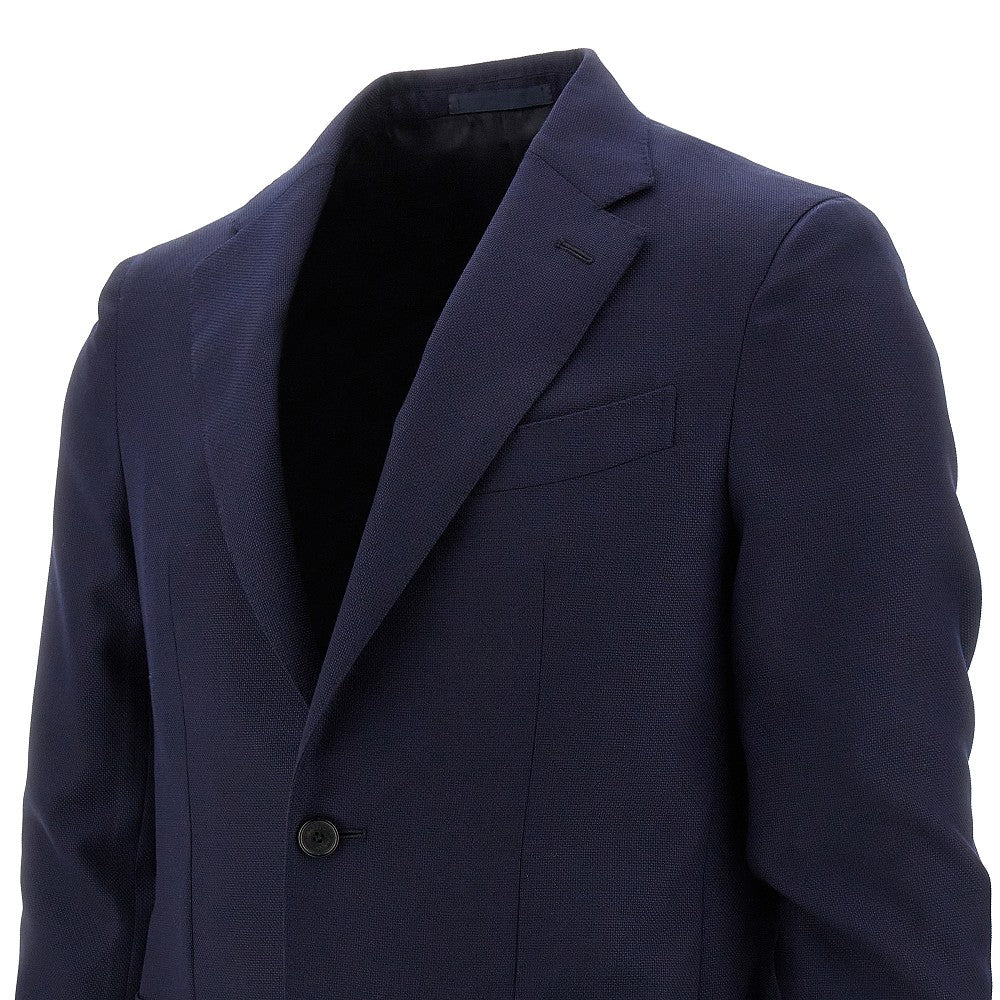 Giacca sartoriale monopetto in lana