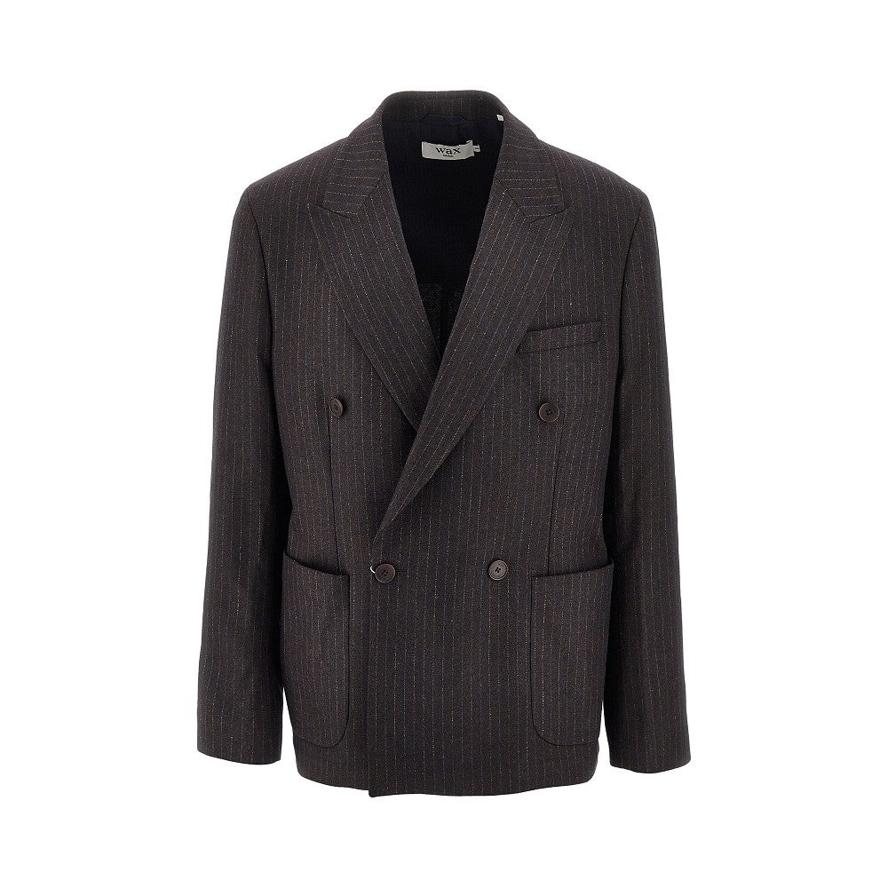 'Vigo' pinstriped double-breasted jacket