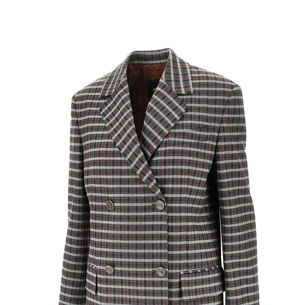 Giacca doppiopetto oversize in misto lana