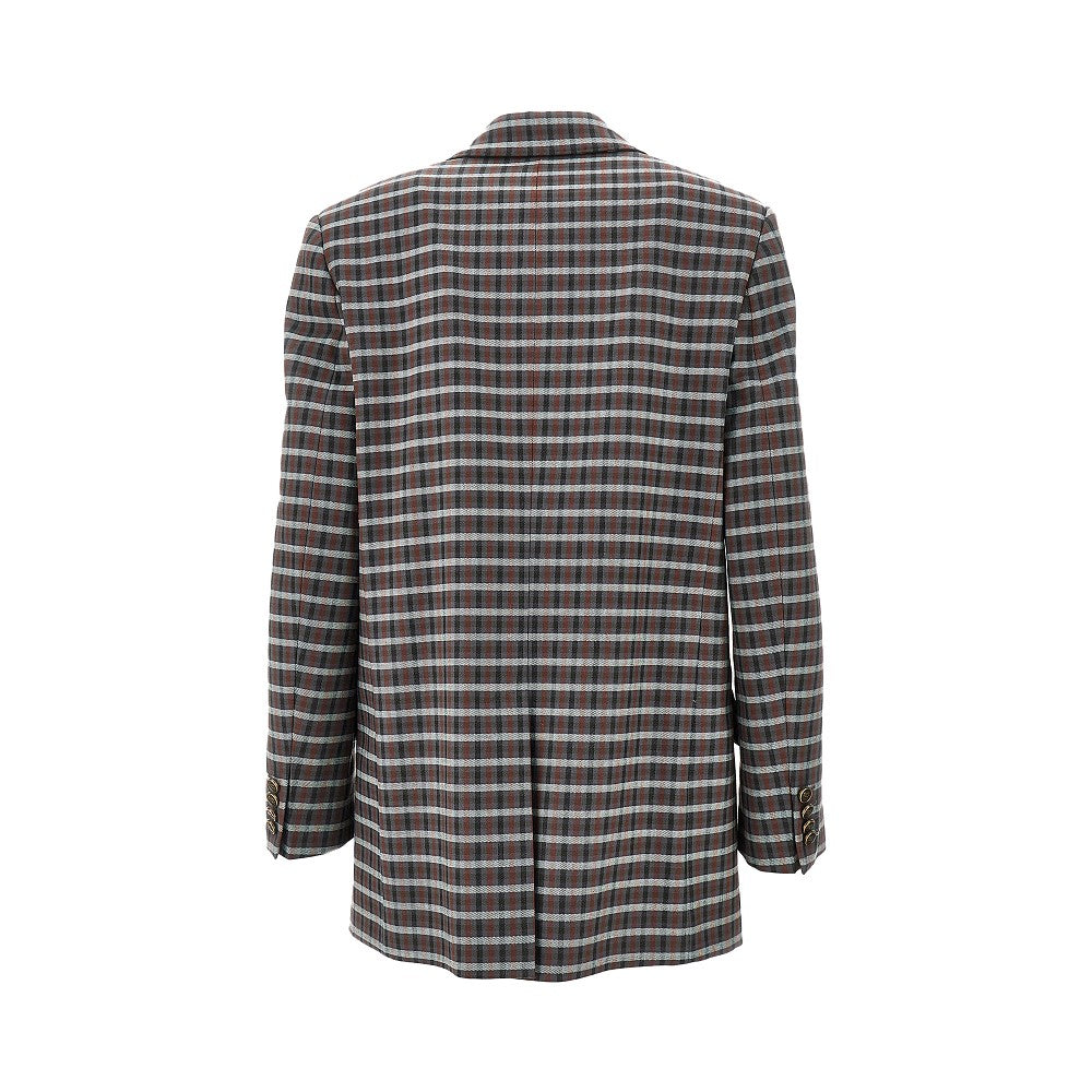 Giacca doppiopetto oversize in misto lana