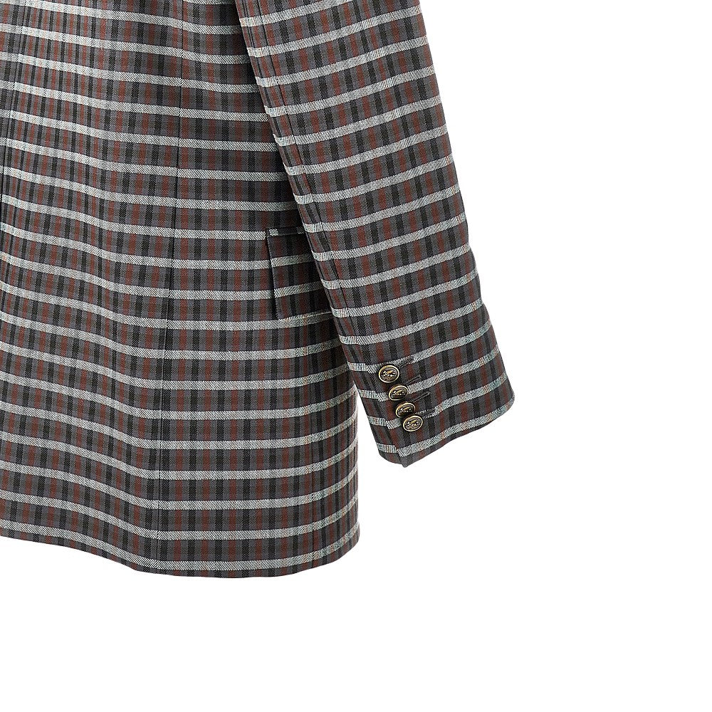 Giacca doppiopetto oversize in misto lana