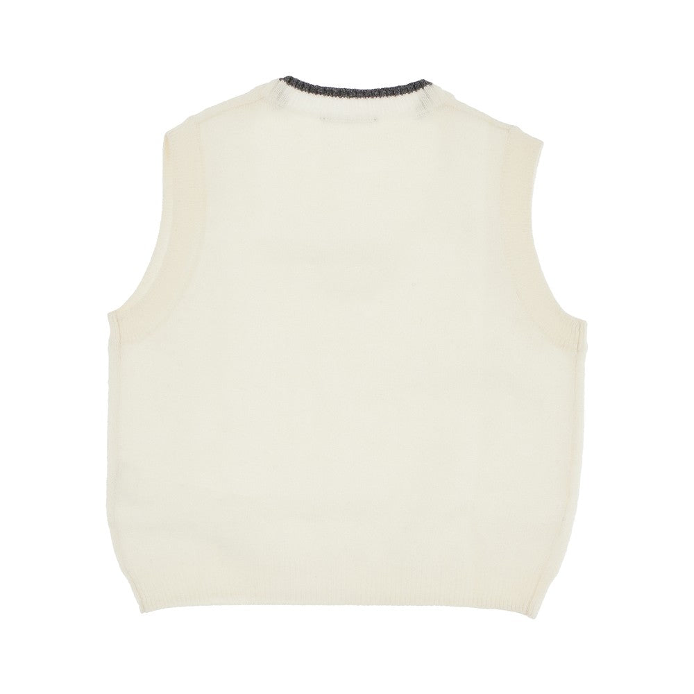 Sustainable extrafine merino wool vest