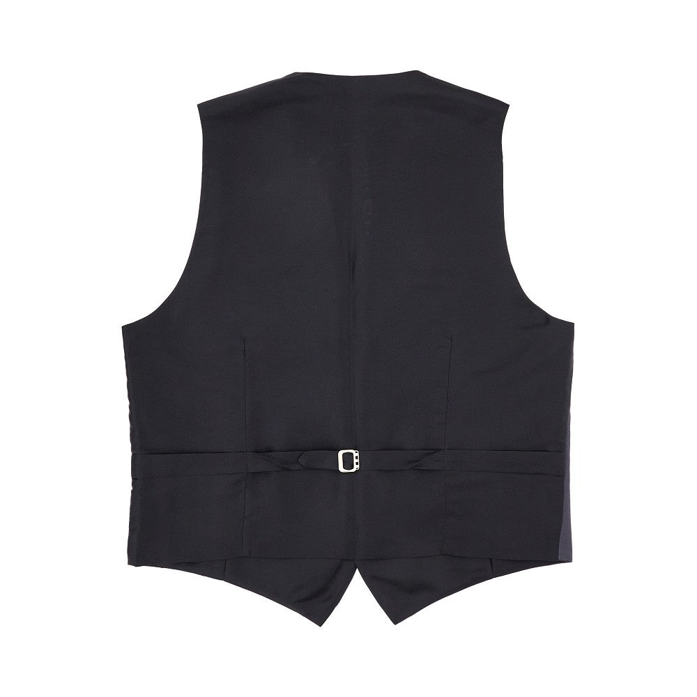 Tailored silk vest