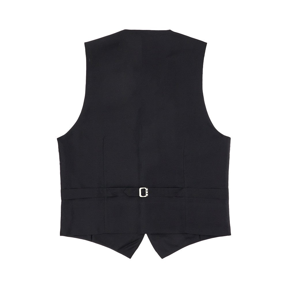 Tailored silk vest