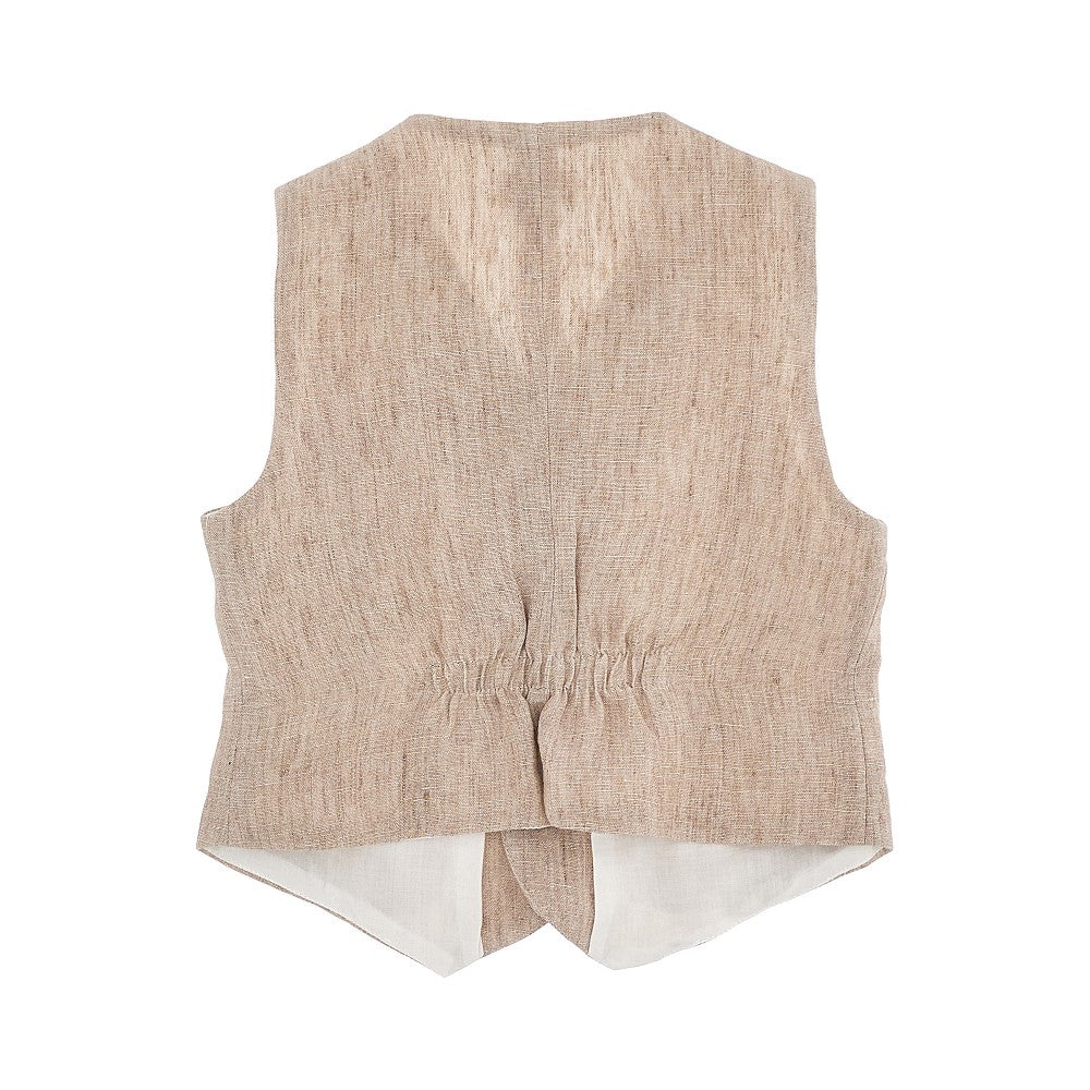 Gilet in lino