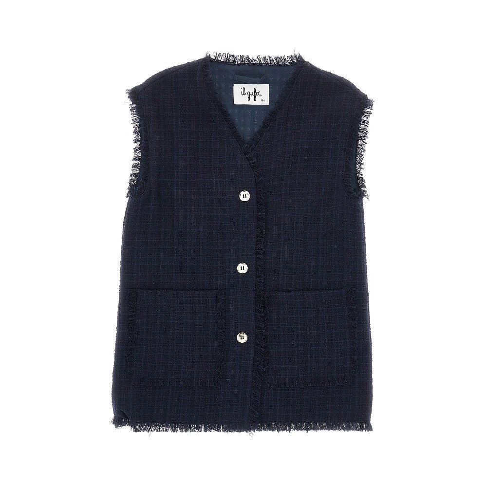 Gilet in tweed