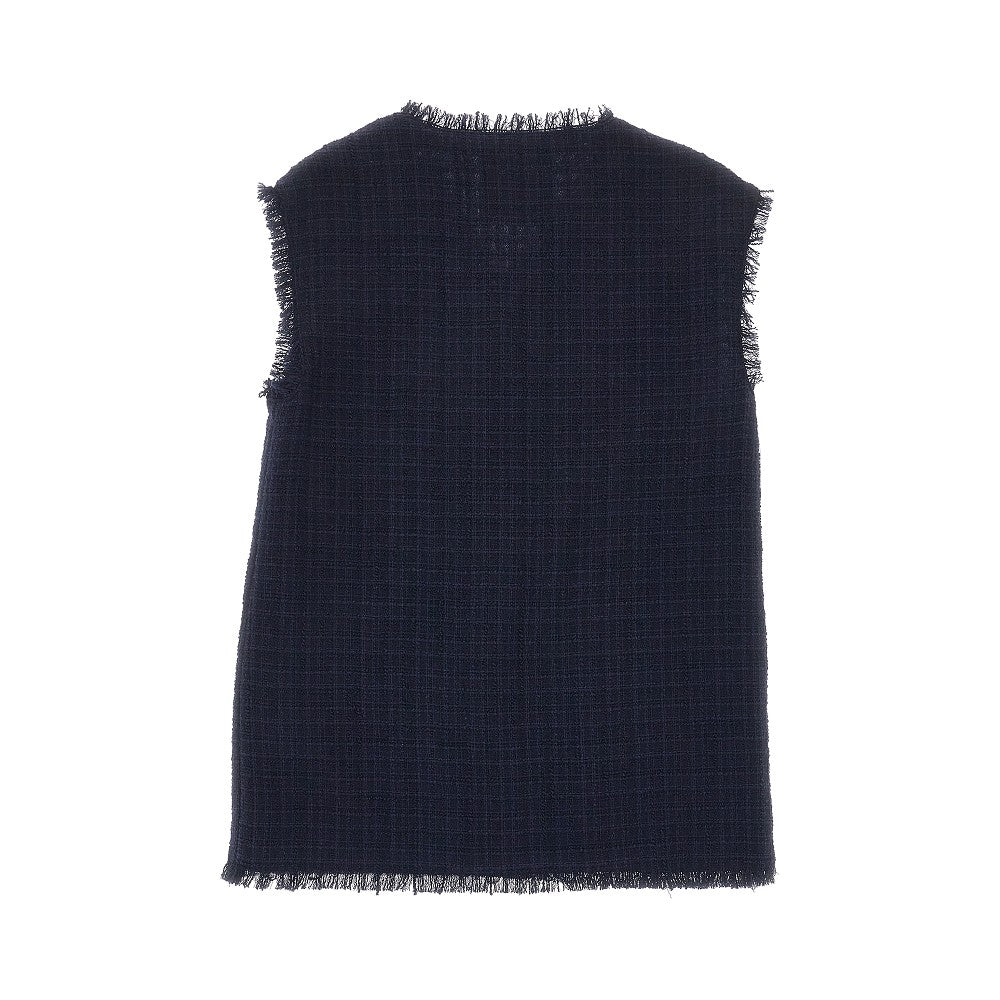 Gilet in tweed