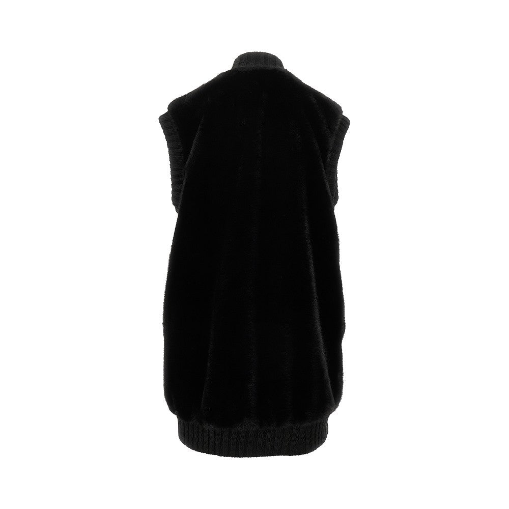 Gilet in pelliccia sintetica