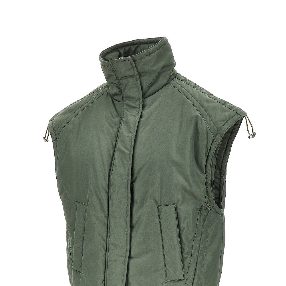 Gilet in twill tecnico imbottito