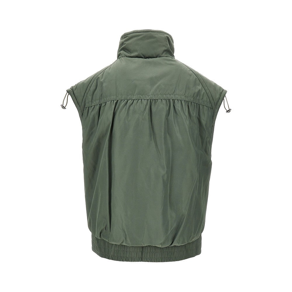 Gilet in twill tecnico imbottito