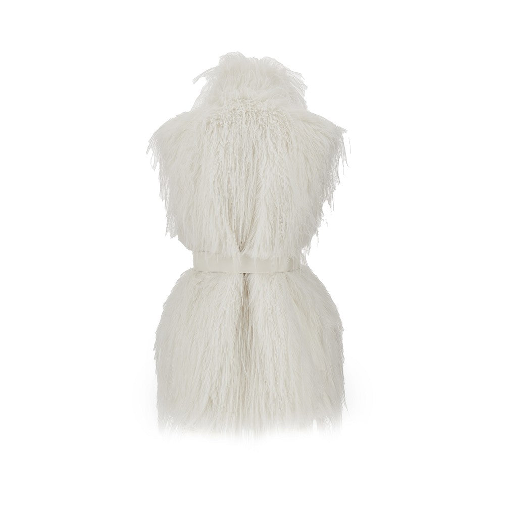 Faux fur vest