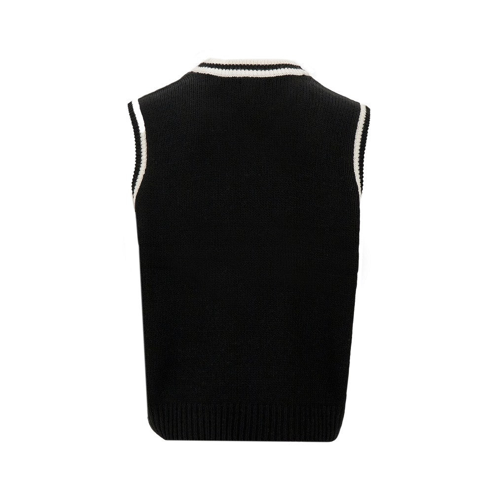 'Alden' knitted vest