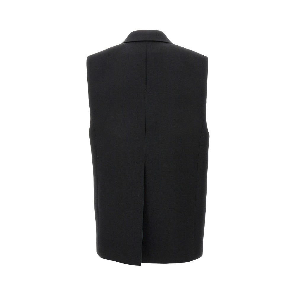 Gilet doppiopetto in lana