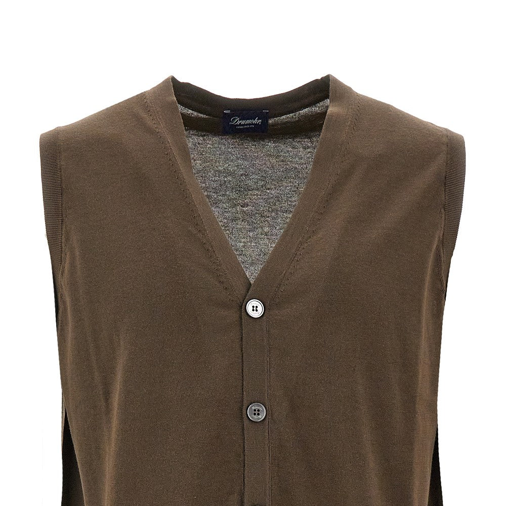 Gilet in maglia di cotone