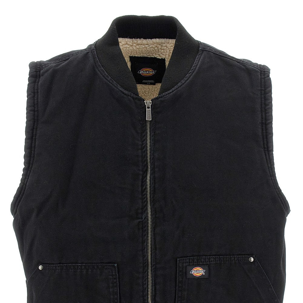 'Duck' lined canvas vest