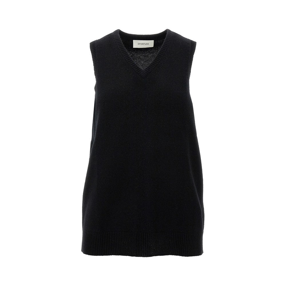 Gilet in lana e cachemire