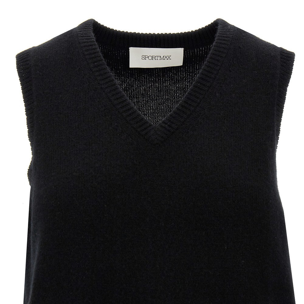 Gilet in lana e cachemire