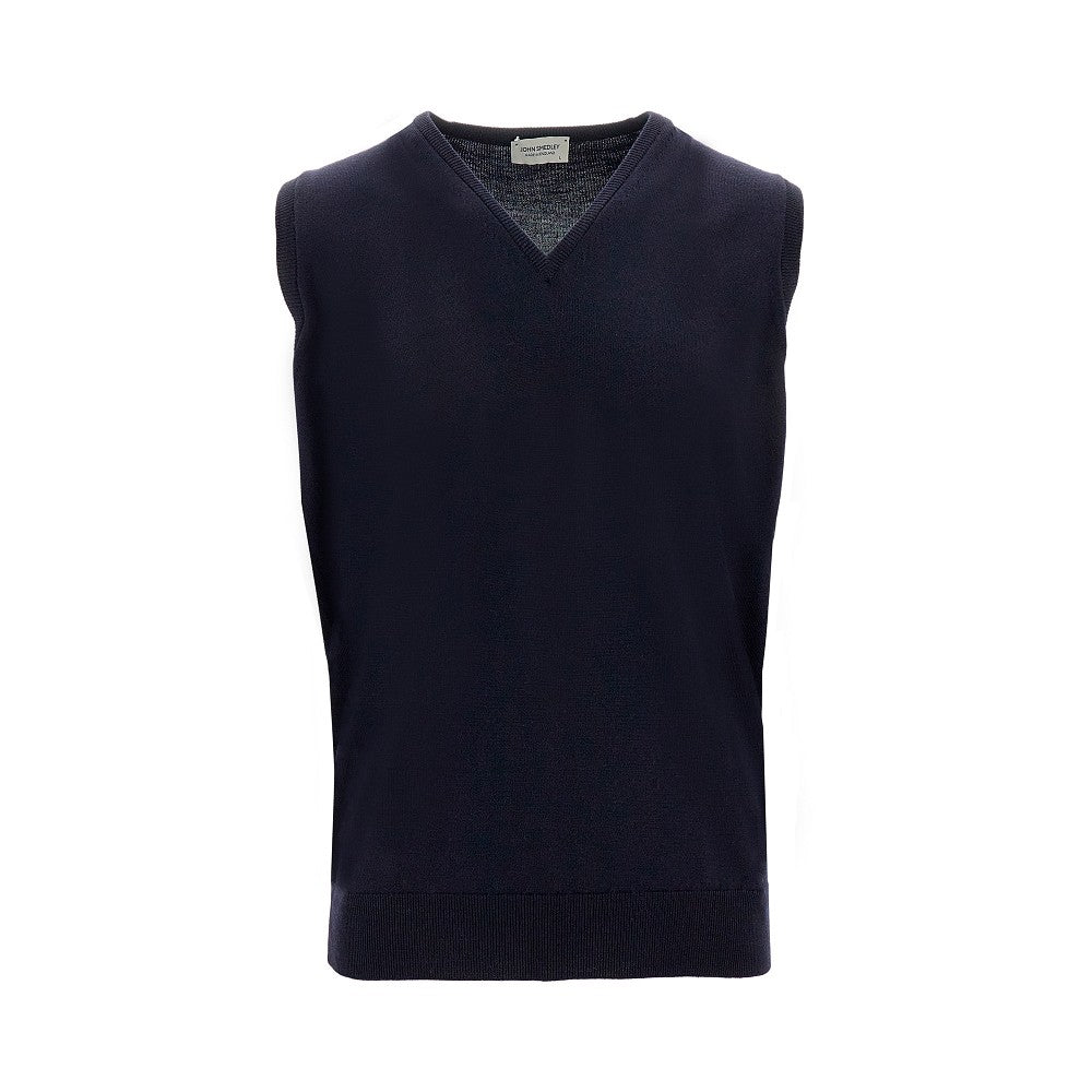 Extrafine merino wool vest